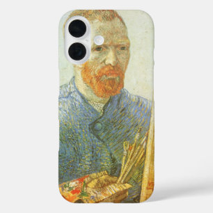 Coque Pour iPhone 16 Vincent van Gogh - Autoportrait devant Easel