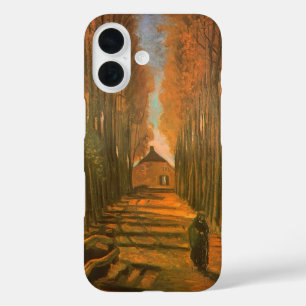 Coque Pour iPhone 16 Vincent van Gogh - Avenue des peupliers à l'automn