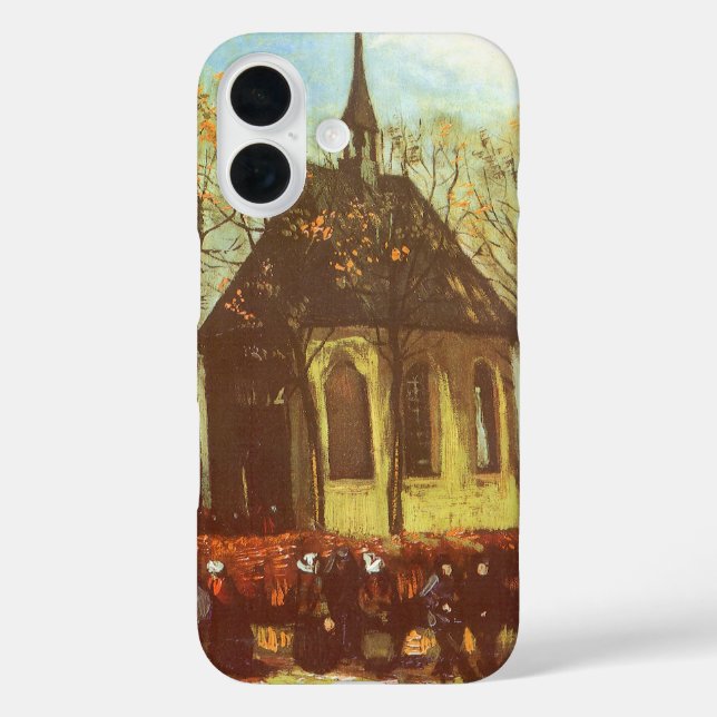 Coques Case-Mate iPhone Vincent van Gogh - Chapelle à Nuenen, Églises (Verso)