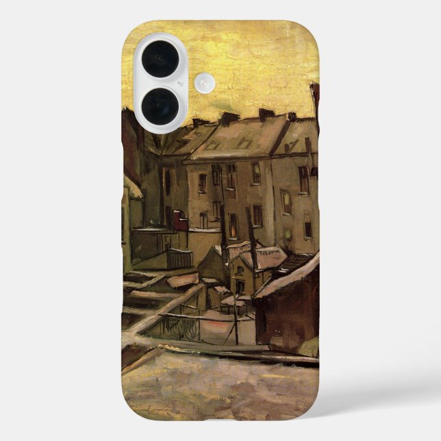 Coques Case-Mate iPhone Vincent van Gogh, Jardins de vieilles maisons, Anv (Verso)