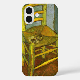 Coques iPhone 16 Vincent van Gogh - La chaise de Vincent avec sa pi
