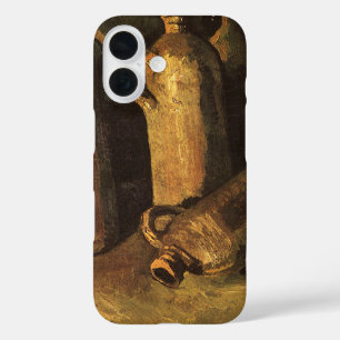 Coque Pour iPhone 16 Vincent van Gogh - Nature morte avec 4 bouteilles 