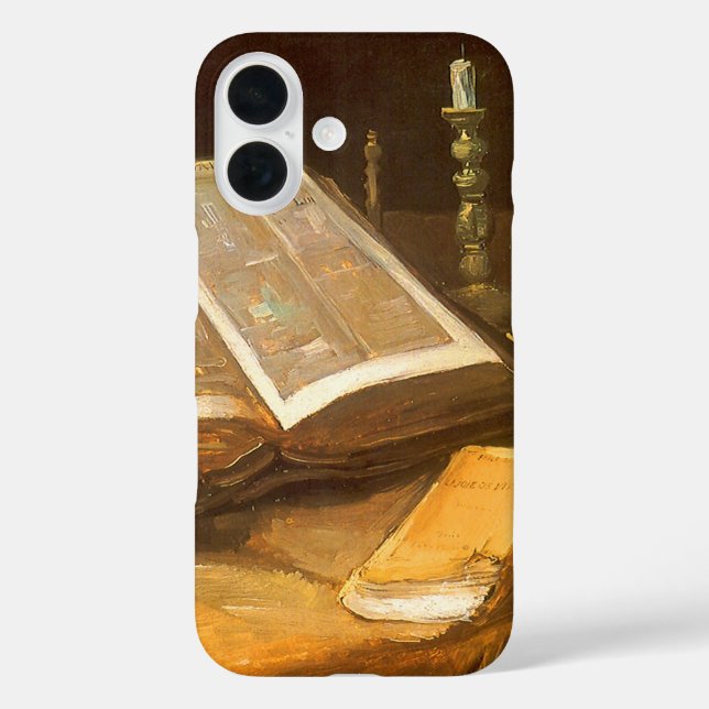 Coques Case-Mate iPhone Vincent van Gogh - Nature morte avec Bible (Verso)