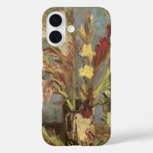 Coque Pour iPhone 16 Vincent van Gogh - Nature morte Vase avec Glaïeuls