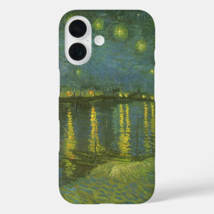 Coques iPhone 16 Vincent van Gogh - Nuit étoilée sur le Rhône