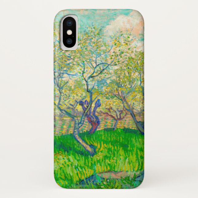 Coques Case-Mate iPhone Vincent van Gogh Orchard à Blossom (Dos)