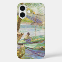 Vincent van Gogh Pêche au printemps, Pont de Clich