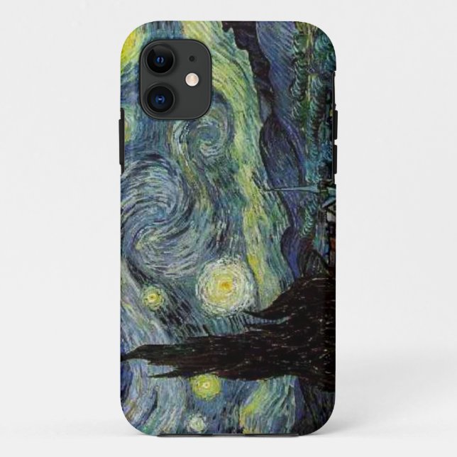 Coques Case-Mate iPhone Vincent van Gogh, Starry Night (Dos)