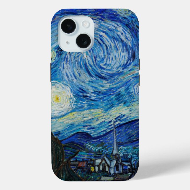 Coques Case-Mate iPhone Vincent Van Gogh The Starry Night Fine Art (Verso)