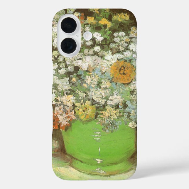 Coques Case-Mate iPhone Vincent van Gogh - Vase avec Zinnias et Fleurs (Verso)