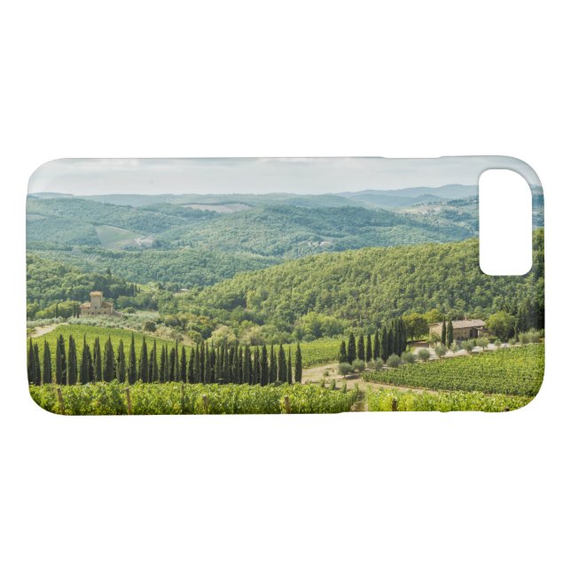 Coques Case-Mate iPhone Vineyards landscapes in the morning in Chianti. (Dos (Horizontal))