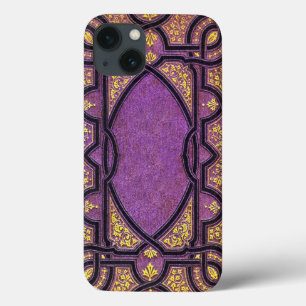 iPhone 13 Case Vins violet et or tombés Couverture du livre