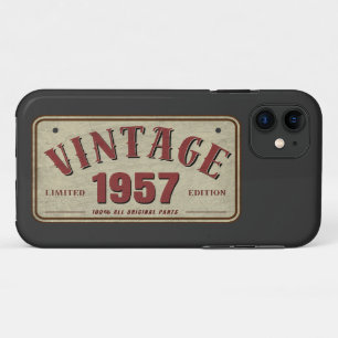 Case-Mate iPhone Case Vintage 1957 Edition Limitée Toutes les pièces d'o