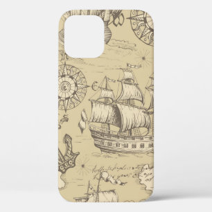 Case-Mate iPhone Case Vintage abstrait sans faille motif sur le thème de
