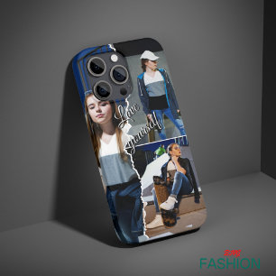 Coque Pour iPhone 16 Vintage Aesthetice Simple Collage Photo
