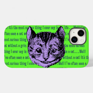 Coque Pour iPhone 14 Plus Vintage Alice au pays des merveilles Cheshire Cat