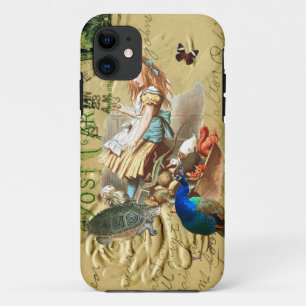 Etui iPhone Case-Mate Vintage Alice au pays des merveilles collage