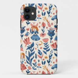 Case-Mate iPhone Case Vintage Alice au pays des merveilles Motif sans co