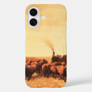 Coques iPhone 16 Vintage-américaine occidentale, tenue par NH Trott