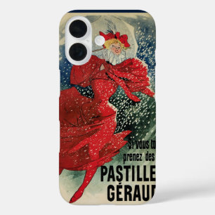 Coque Pour iPhone 16 Vintage Art Nouveau Pastilles Geraudel Chute de to