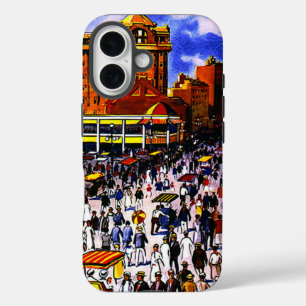 Coques iPhone 16 Vintage Atlantic City Travel
