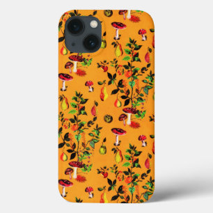 Case-Mate iPhone Case Vintage Autumn Forest Champignons Fruits Aquarelle