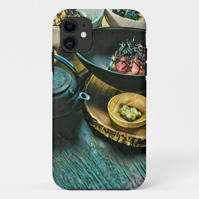 Coques Case-Mate iPhone Vintage cadeau sushi (Dos)