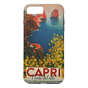 Coque Case-Mate Pour iPhone Vintage Capri L'Isola del Sole Italie