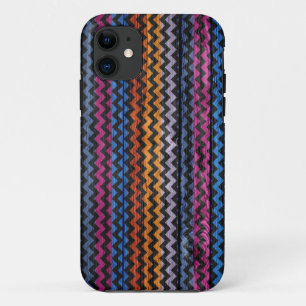 Coques Pour iPhone Vintage Chevron Wood Abstrait