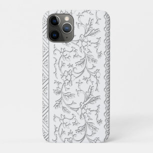 Case-Mate iPhone Case Vintage Chinoiserie White Floral Soll Bordure