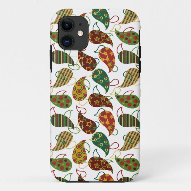 Coques Case-Mate iPhone Vintage Christmas Paisley (Dos)