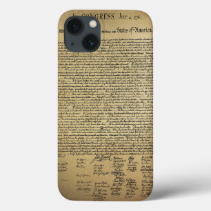Etui iPhone Case-Mate Vintage Declaration of Independence