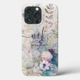 Case-Mate iPhone Case Vintage Floral Berries Fermes Monogramme Nom