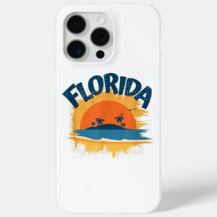 Coque iPhone 15 Pro Max Vintage Florida Retro Tee Design Sunshine