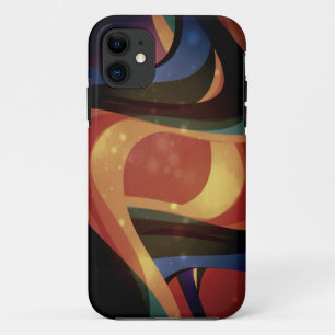 Coques Pour iPhone Vintage fractale abstraite