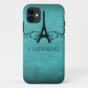 Case-Mate iPhone Case Vintage Français Flourish BT iPhone 5 Coque, Turqu
