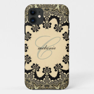 Etui iPhone Case-Mate Vintage gothique tribal Lace Monogram iPhone 5