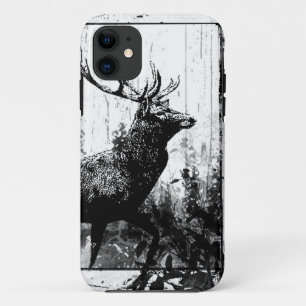 Etui iPhone Case-Mate Vintage look Stade en noir et blanc, Animal de cer
