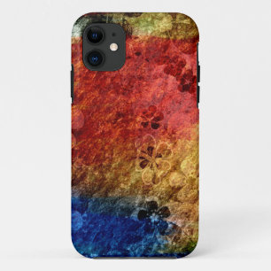 Coque iPhone 11 Vintage motif floral rétro 3