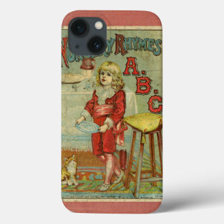 iPhone 13 Coque Vintage Nursery Rhymes ABC Children's Book Cover