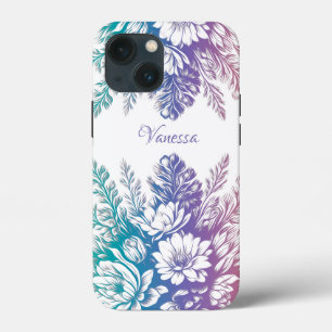 Case-Mate iPhone Case Vintage Pastel Colorful Floral Design
