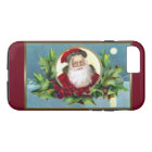 Vintage Père Noël et Holly Christmas