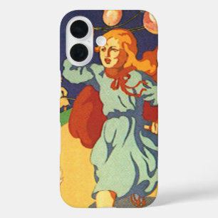 Coque Pour iPhone 16 Vintage Petit chaperon rouge à une fête d'annivers