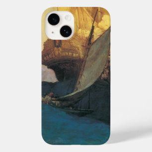 Coques Pour iPhone Vintage Pirate, attaque contre un galion par Howar