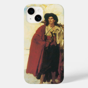 Coque Pour iPhone 14 Vintage Pirates Buccaneer était un camarade pittor
