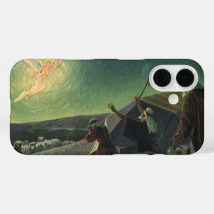Coque Pour iPhone 16 Vintage Religion, l'Annonciation aux Bergers