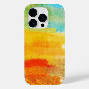 Coque Pour iPhone 14 Pro Vintage rétro coloré   Peinture Abstraite