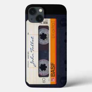 iPhone 13 Case Vintage Retro Fashioned 80s Mixtape Audio Cassette