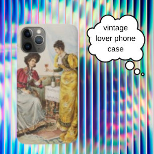 Case-Mate iPhone Case Vintage Retro Femmes Boire Vin