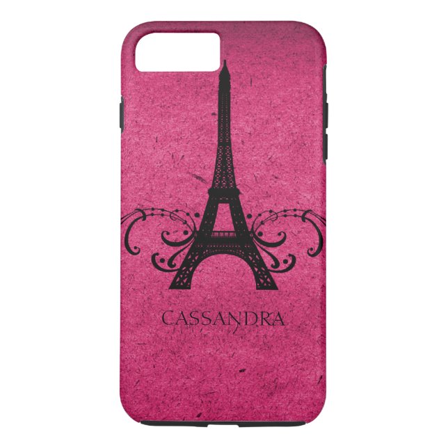 Coques Case-Mate iPhone Vintage rose (Dos)
